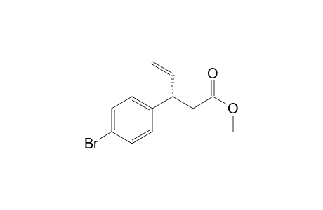 (S)-methyl 3-(4-bromophenyl)pent-4-enoate