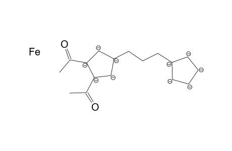 Ferrocene, 1,2-diacetyl-1',4-(1,3-propanediyl)-