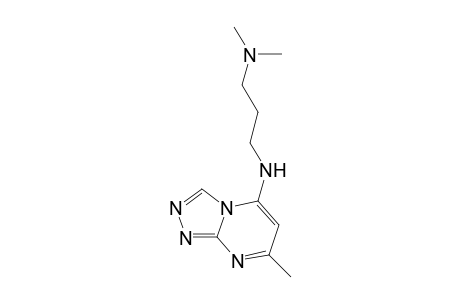 1,3-Propanediamine, N(1),N(1)-dimethyl-N(3)-(7-methyl[1,2,4]triazolo[4,3-a]pyrimidin-5-yl)-