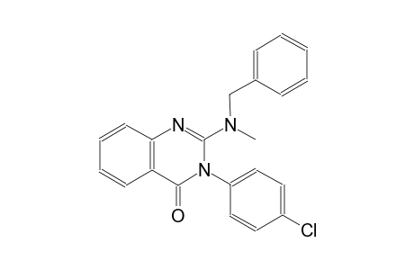 4(3H)-quinazolinone, 3-(4-chlorophenyl)-2-[methyl(phenylmethyl)amino]-