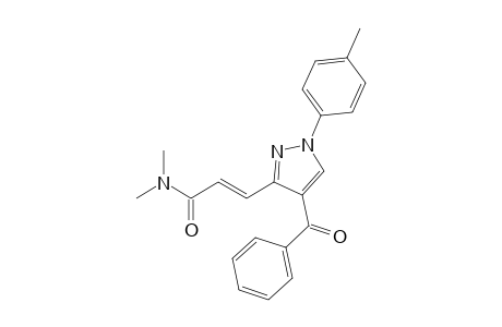1-[4-benzoyl-1-(4-methylphenyl)-1H-pyrazol-3-yl]-3-dimethylamino-propenone