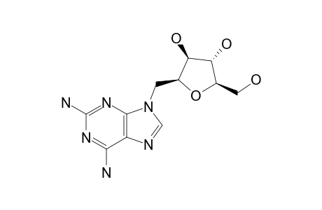 2,5-ANHYDRO-1-DEOXY-1-(2,6-DIAMINO-9H-PURIN-9-YL)-D-GLUCITOL