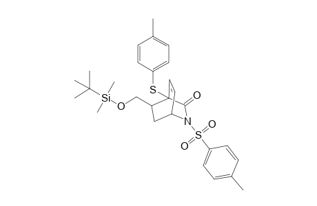 5-endo-[[(Butyldimethylsilyl)oxy]methyl]-4-(4"-Methylbenzenesulfenyl)-2-(4'-methylbenzenesulfonyl)-3-oxo-2-azabicyclo[2.2.2]-7-octene