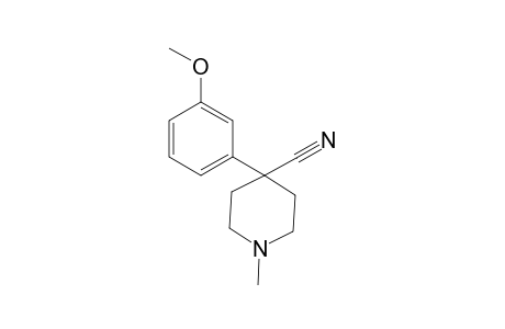 4-(3-Methoxyphenyl)-1-methyl-4-piperidinecarbonitrile