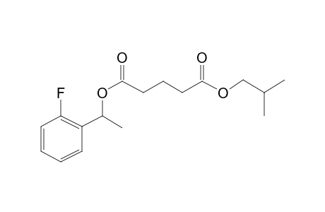 Glutaric acid, 1-(2-fluorophenyl)ethyl isobutyl ester