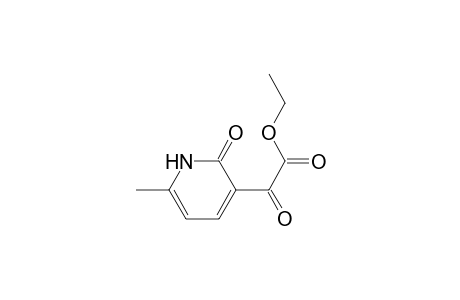 2-(6-Methyl-2-oxo-1H-pyridin-3-yl)-2-oxoacetic acid ethyl ester