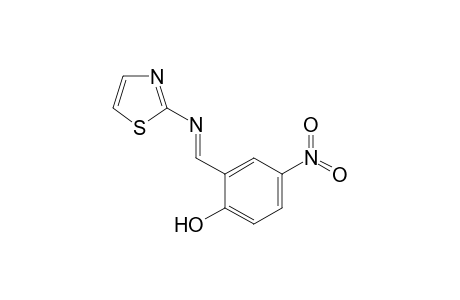 4-Nitro-2-[(E)-(1,3-thiazol-2-ylimino)methyl]phenol
