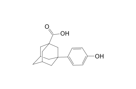 Tricyclo[3.3.1.1(3,7)]decane-1-carboxylic acid, 3-(4-hydroxyphenyl)-