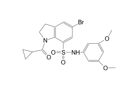 5-bromo-1-(cyclopropylcarbonyl)-N-(3,5-dimethoxyphenyl)-7-indolinesulfonamide