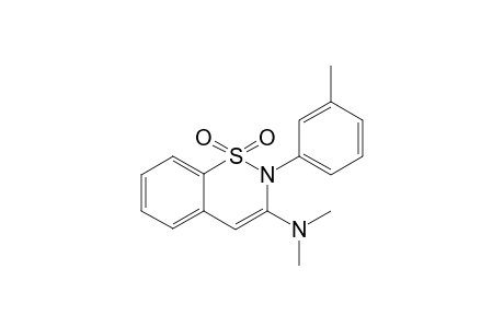 2-(3-Methylphenyl)-3-dimethylamino-2H-1,2-benzo[e]thiazine 1,1-dioxide