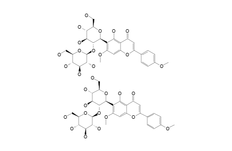 EMBINOIDIN;6-C-SOPHOROSYL-7,4'-DI-O-METHYL-APIGENIN
