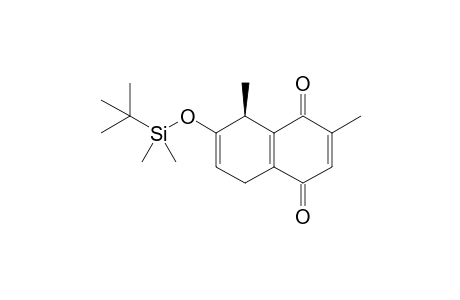 (8S)-7-(tert-Butyldimethylsilyloxy)-2,8-dimethyl-5,8-dihydro-1,4-naphthoquinone