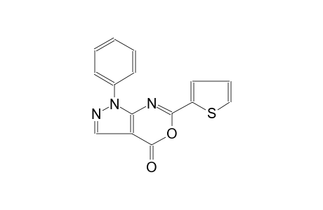 1-phenyl-6-(2-thienyl)pyrazolo[3,4-d][1,3]oxazin-4(1H)-one