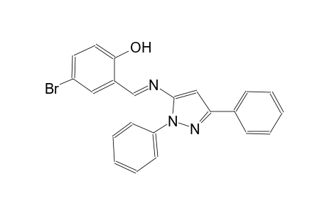 phenol, 4-bromo-2-[(E)-[(1,3-diphenyl-1H-pyrazol-5-yl)imino]methyl]-