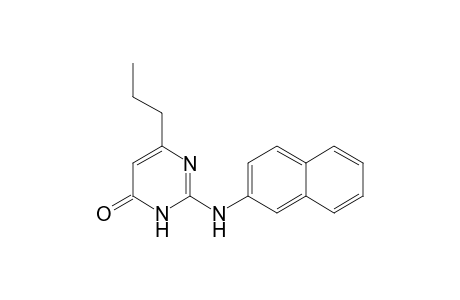 2-(2-naphthalenylamino)-6-propyl-1H-pyrimidin-4-one