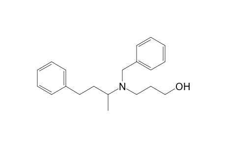 3-{[N-(1'-Methyl-3'-phenylpropyl)-N-benzyl]amino}-1-propanol