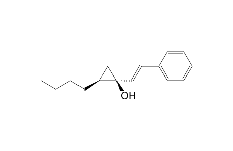 (1R,2S)-2-butyl-1-[(E)-2-phenylethenyl]-1-cyclopropanol