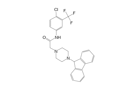 1-piperazineacetamide, N-[4-chloro-3-(trifluoromethyl)phenyl]-4-(9H-fluoren-9-yl)-