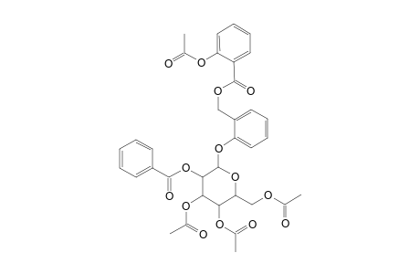 Salicin, 3',4',6'-triacetate 2'-benzoate .alpha.-salicylate acetate