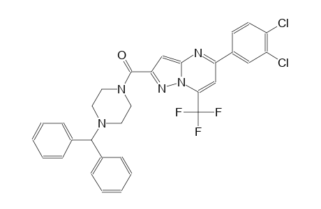 2-[(4-benzhydryl-1-piperazinyl)carbonyl]-5-(3,4-dichlorophenyl)-7-(trifluoromethyl)pyrazolo[1,5-a]pyrimidine