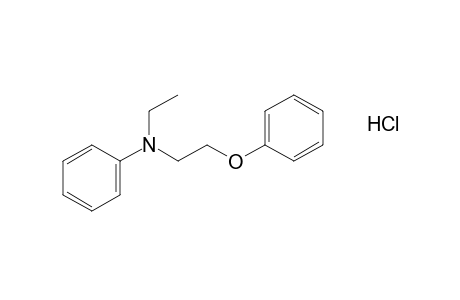 N-ethyl-N-(2-phenoxyethyl)aniline, hydrochloride