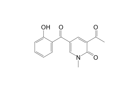 3-acetyl-1-methyl-5-salicyloyl-2(1H)-pyridone