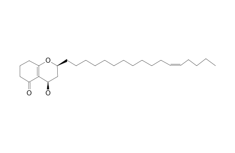 (2Z)-(HEPTADEC-12-ENYL)-4-HYDROXY-3,4,7,8-TETRAHYDRO-2H-CHROMEN-5-(6H)-ONE