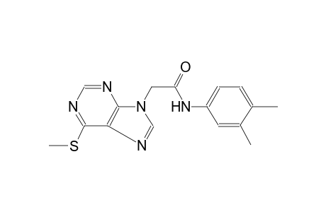 N-(3,4-dimethylphenyl)-2-[6-(methylsulfanyl)-9H-purin-9-yl]acetamide