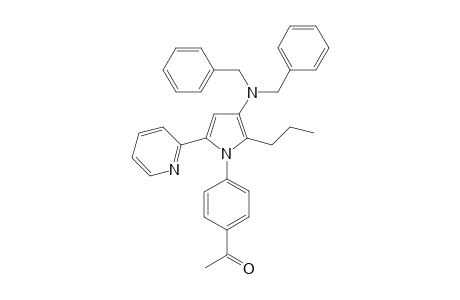 1-[4-(3-(Dibenzylamino)-2-propyl-5-(pyridin-2-yl)-1H-pyrrol-1-yl)phenyl]ethan-1-one