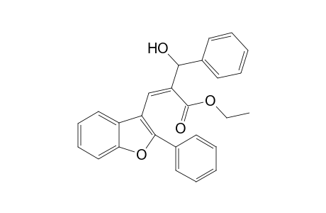 Ethyl (2Z)-2-[hydroxy(phenyl)methyl]-3-(2-phenyl-1-benzofuran-3-yl)acrylate