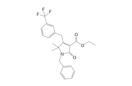 1-Benzyl-2-keto-5,5-dimethyl-4-[3-(trifluoromethyl)benzyl]-3-pyrroline-3-carboxylic acid ethyl ester