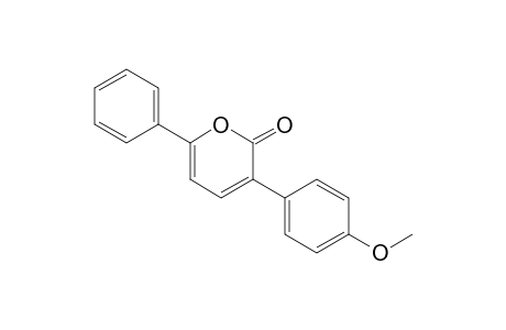 3-(4'-Methoxyphenyl)-6-phenyl-2H-pyran-2-one