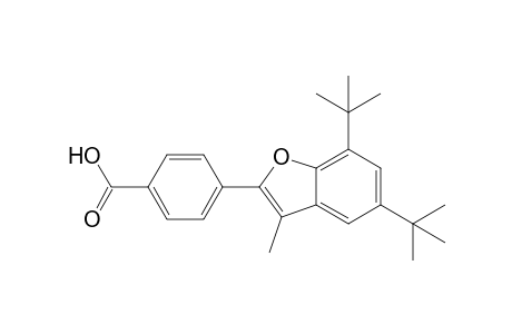 4-(5,7-Di-tert-butyl-3-methylbenzofuran-2-yl)benzoic Acid
