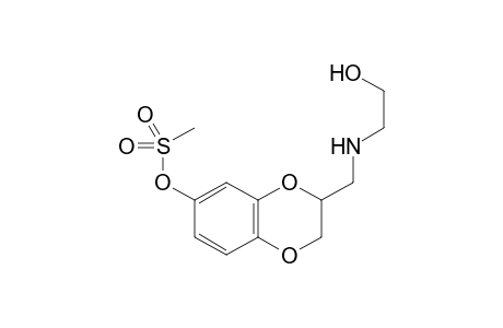 3-{[(2-hydroxyethyl)amino]methyl}-2,3-dihydro-1,4-benzodioxin-6-yl Methanesulfonate
