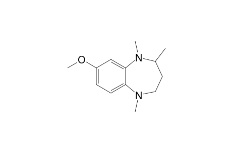 7-Methoxy-1,4,5-trimethyl-1,3,4,5-tetrahydro-2H-1,5-benzodiazepine