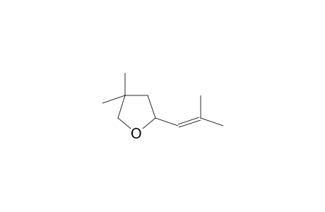 3,3-Dimethyl-5-(2-methyl-prop-1-enyl)-tetrahydro -furan