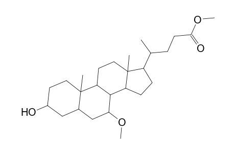 Methyl 3-hydroxy-7-methoxycholan-24-oate