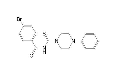 4-bromo-N-[(4-phenyl-1-piperazinyl)carbothioyl]benzamide