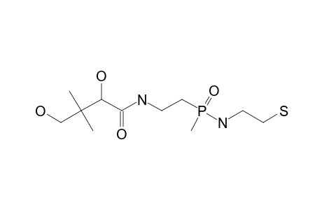 (+)-P-[2-[(2R)-2,4-DIHYDROXY-3,3-DIMETHYLBUTANOYLAMINO]-ETHYL]-N-(2-MERCAPTOETHYL)-P-METHYLPHOSPHINAMIDE