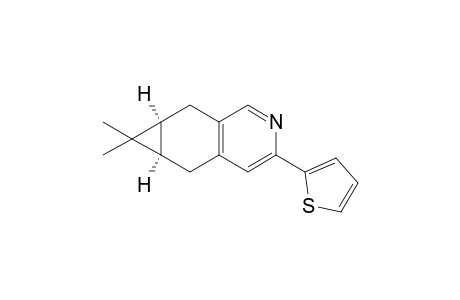 (5aR,6aS)-5,5a,6a,7-Tetrahydro-6,6-dimethyl-3-(2'-thienyl)cyclopropa[g]isoquinoline