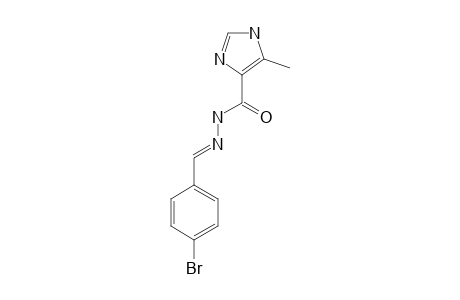 (4-BROMOBENZYLIDENE)-5-METHYL-IMIDAZOLE-4-CARBOHYDRAZIDE