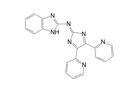 2-[(4,5-di-2-pyridyl-2H-imidazol-2-ylidene)amino]benzimidazole