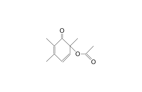 6-Acetoxy-2,3,6-trimethyl-2,4-cyclohexadienone