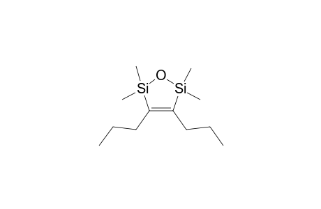 1,1,3,3-Tetramethyl-4,5-dipropyl-2-oxa-1,3-disilacyclopent-4-ene
