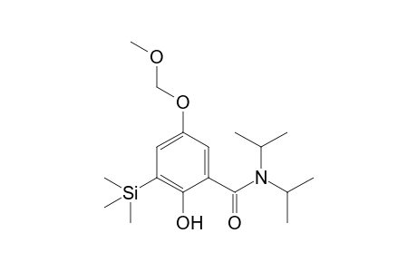 2-hydroxy-5-(methoxymethoxy)-N,N-di(propan-2-yl)-3-trimethylsilylbenzamide