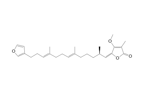 (7E,12E,18S,20Z)-22-O-methyl-variabilin