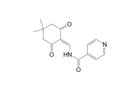 N-[(4,4-Dimethyl-2,6-dioxocyclohexylidene)methyl]isonicotinamide