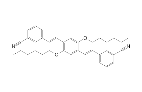 2,5-bis( 3'-Cyanostyryl)-1,4-dihexyloxybenzene