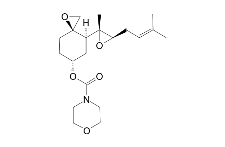 [(3R,4S,6R)-4-[(2R,3R)-2-methyl-3-(3-methylbut-2-enyl)oxiran-2-yl]-1-oxaspiro[2.5]octan-6-yl] morpholine-4-carboxylate