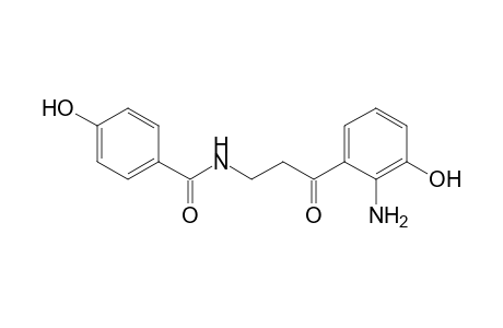 N-(3-(2-Amino-3-hydroxyphenyl)-3-oxopropyl)-4-hydroxybenzamide